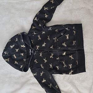 Used toddler girl zip up sweater